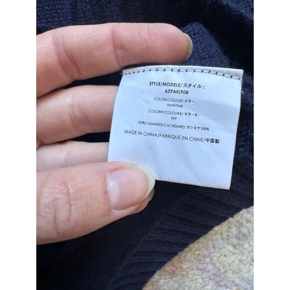 Michael Kors Collection Cashmere Crop Top Sweater - Picture 4 of 4